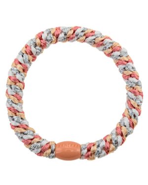 Gumička do vlasů Kknekki 5603 Faded Rose Silver