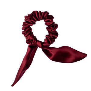 Hedvábná gumička Christmas Red malá