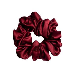 Hedvábná gumička Christmas Red velká