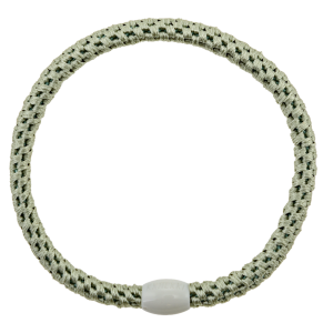 Tenká gumička do vlasů Kknekki 5606 Slim Dusty Lind Green