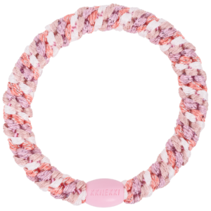 Gumička do vlasů KKNEKKI Mix dusty rose pink glitter 5653