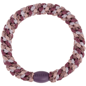 Gumička do vlasů KKNEKKI Mix plum pink glitter 5675